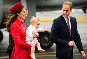 William, Catherine and George of Cambridge - New Zealand April 2014